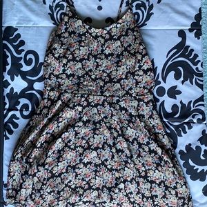 Floral Print Spaghetti Strap Mini Dress